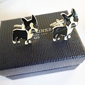 New Dog Cufflinks In Box